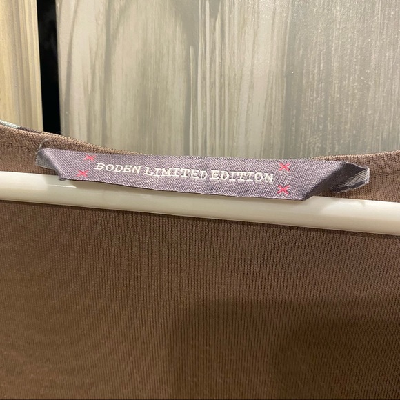 Boden womens Dress Long Sleeve Faux Wrap Size 14 - Picture 4 of 6